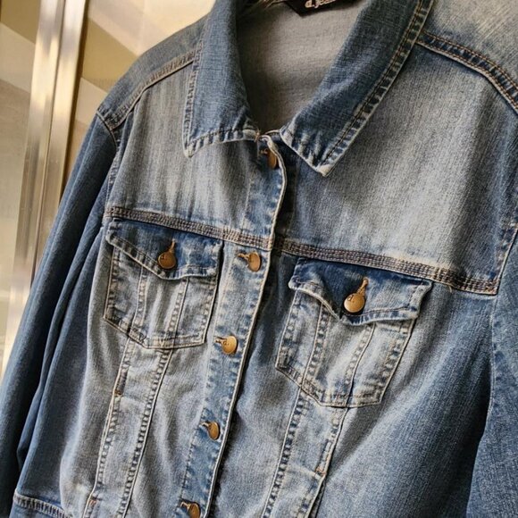 d. jeans Jean Jacket Size L - Picture 2 of 9